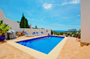 Отель Argentario - sea view villa with private pool in Benissa  Бенисса
